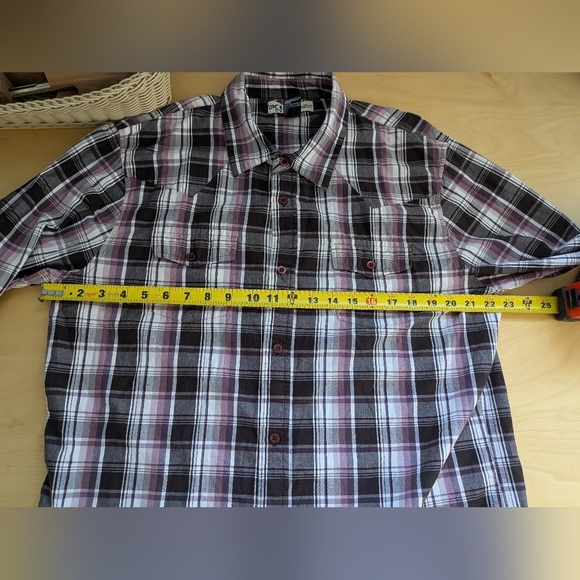 OK JEANS ! Y2K Men Casual Button Down Shirt Long Sleeve Western Size XL 100% Cot - Picture 8 of 9